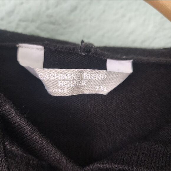 Cashmere blend hoddie sweatshirt style - Picture 2 of 8